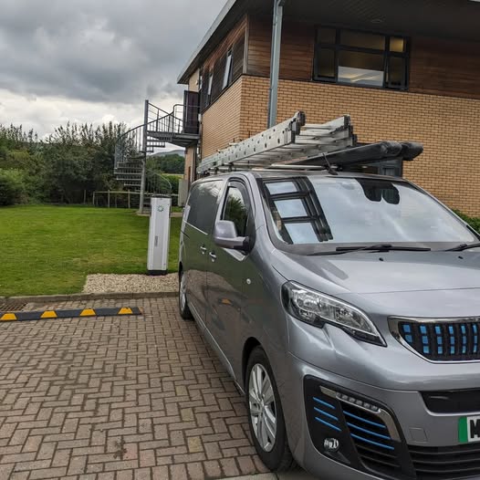 Commercial EV charging installation